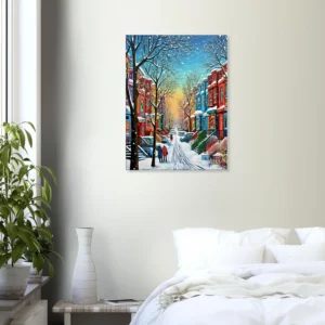 série hiver montréal peinture 1