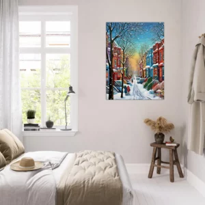 série hiver montréal peinture 1