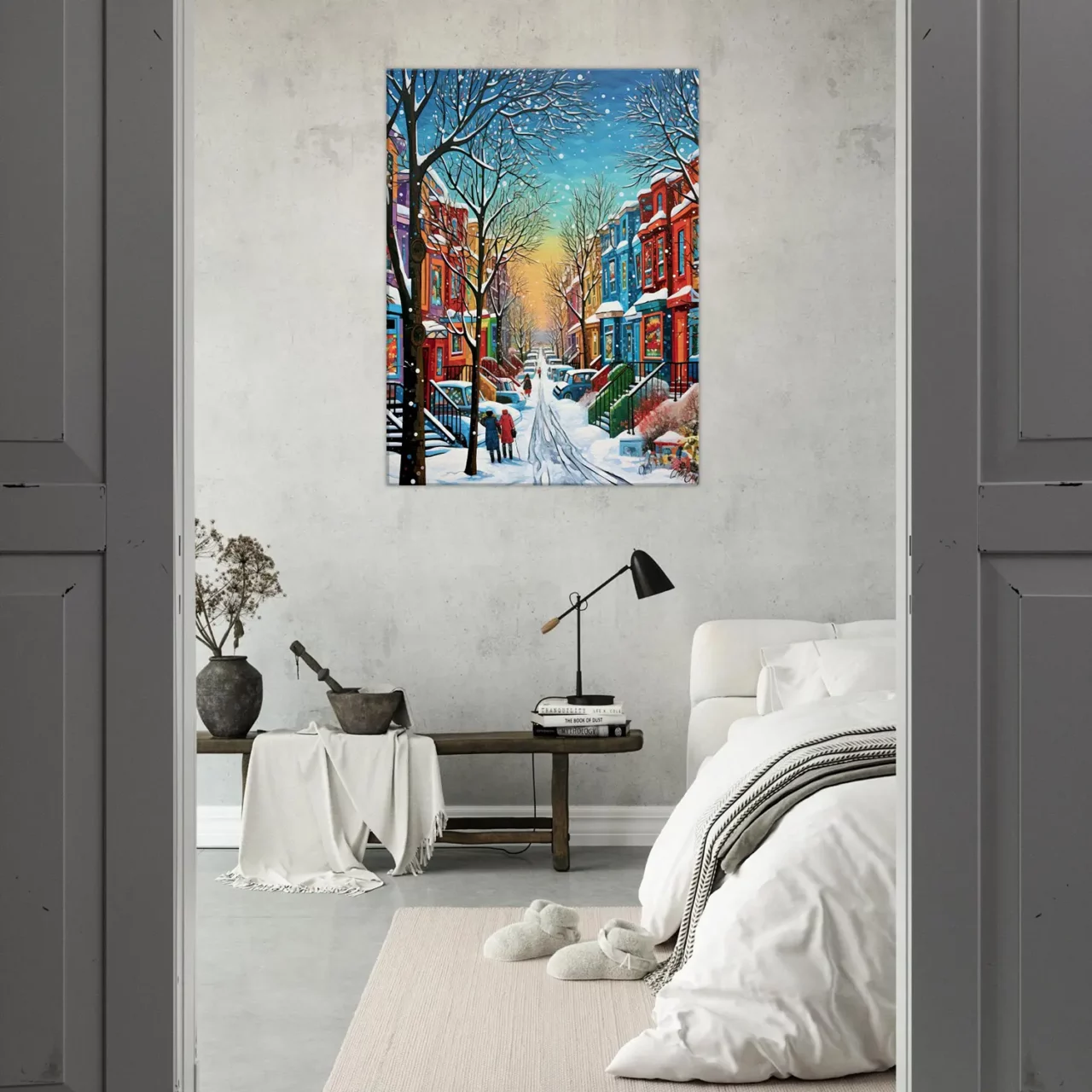 série hiver montréal peinture 1