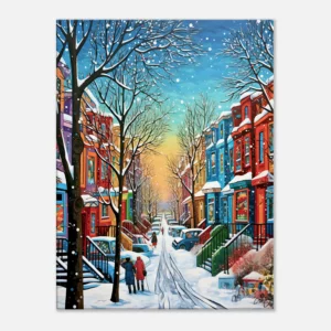 série hiver montréal peinture 1