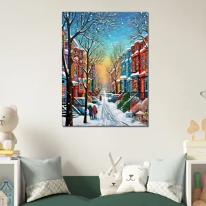 série hiver montréal peinture 1