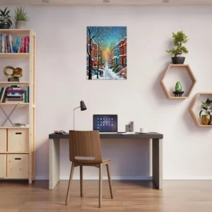 série hiver montréal peinture 1