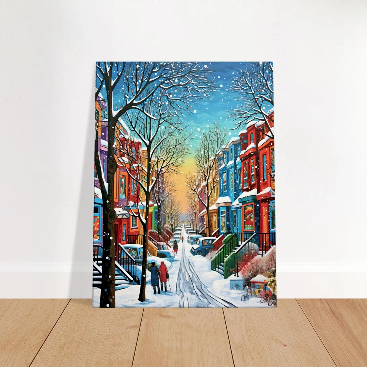 série hiver montréal peinture 1