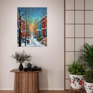 série hiver montréal peinture 1