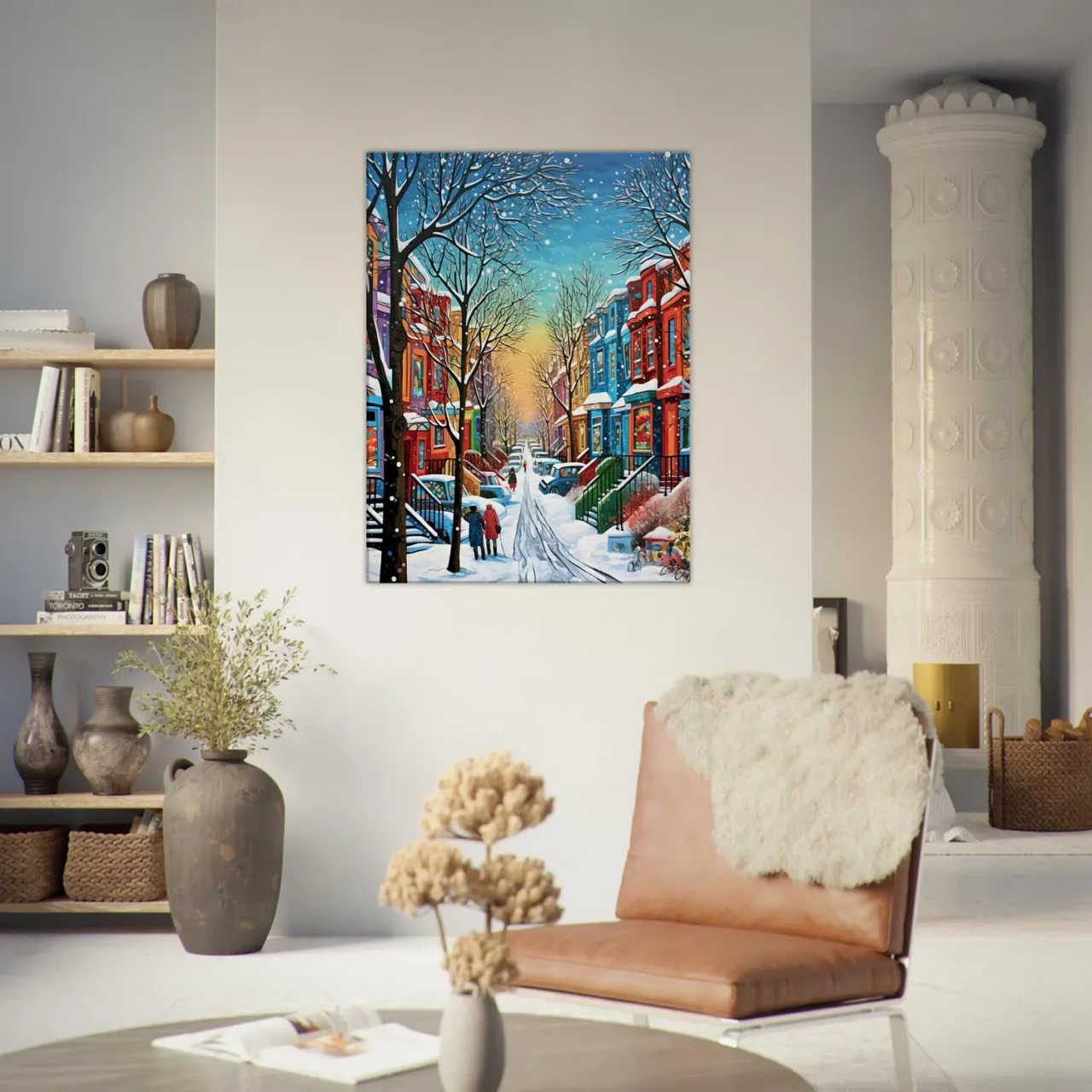 série hiver montréal peinture 1