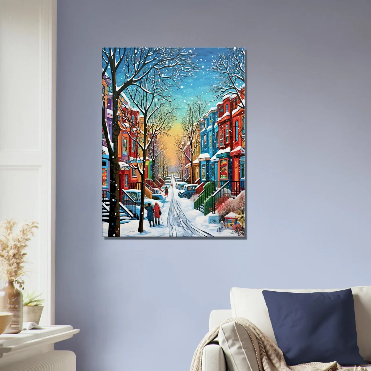 série hiver montréal peinture 1