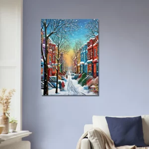 série hiver montréal peinture 1