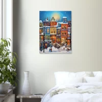 série hiver montréal peinture 3