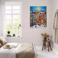 série hiver montréal peinture 3