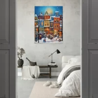 série hiver montréal peinture 3