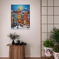 série hiver montréal peinture 3