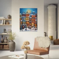 série hiver montréal peinture 3