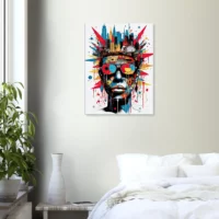 Tableau Urbanité Basquiat : Portrait Pop Art de New York urbanité basquiat : portrait pop art de new york