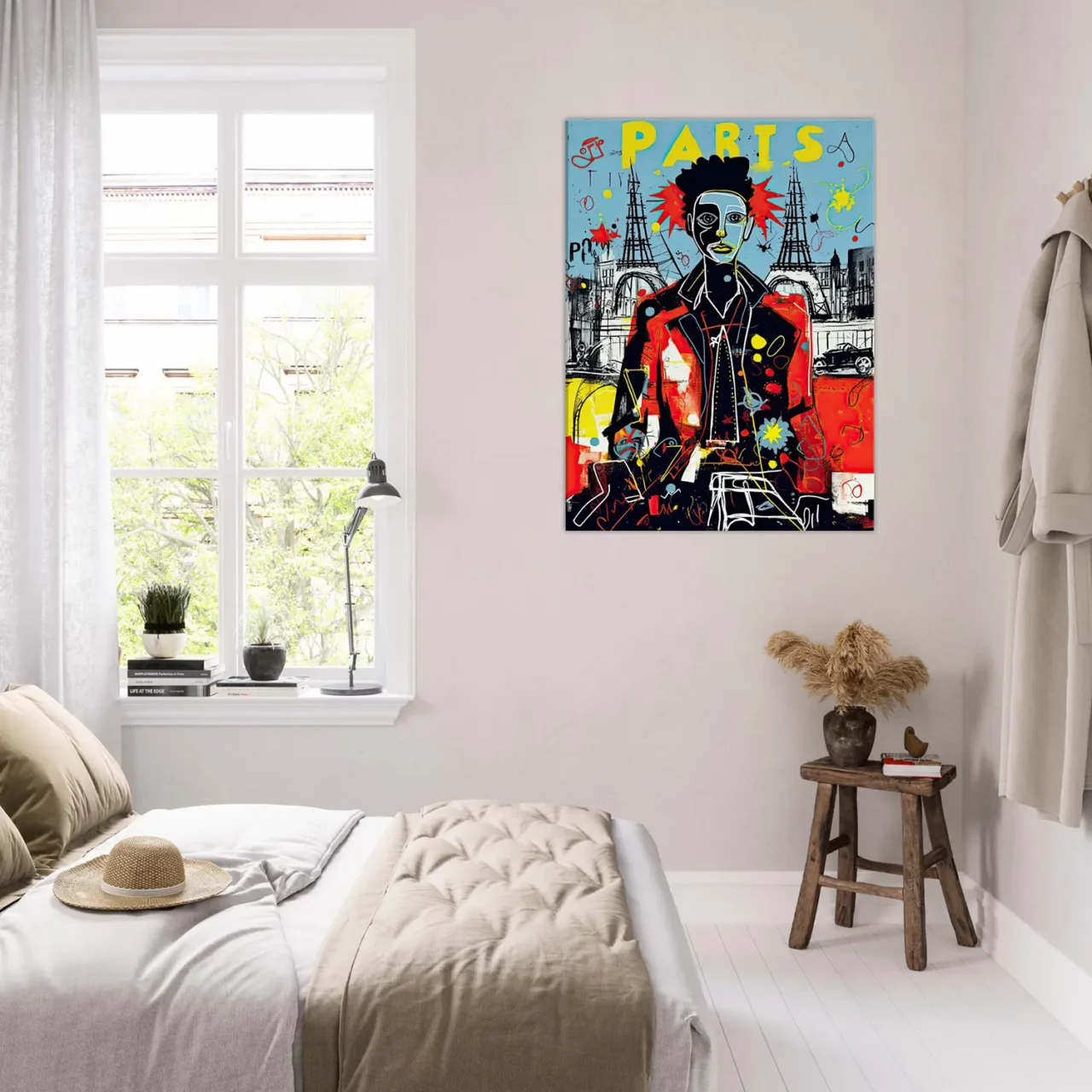 Tableau Vision artistique moderne de Paris par Basquiat vision artistique moderne de paris par basquiat