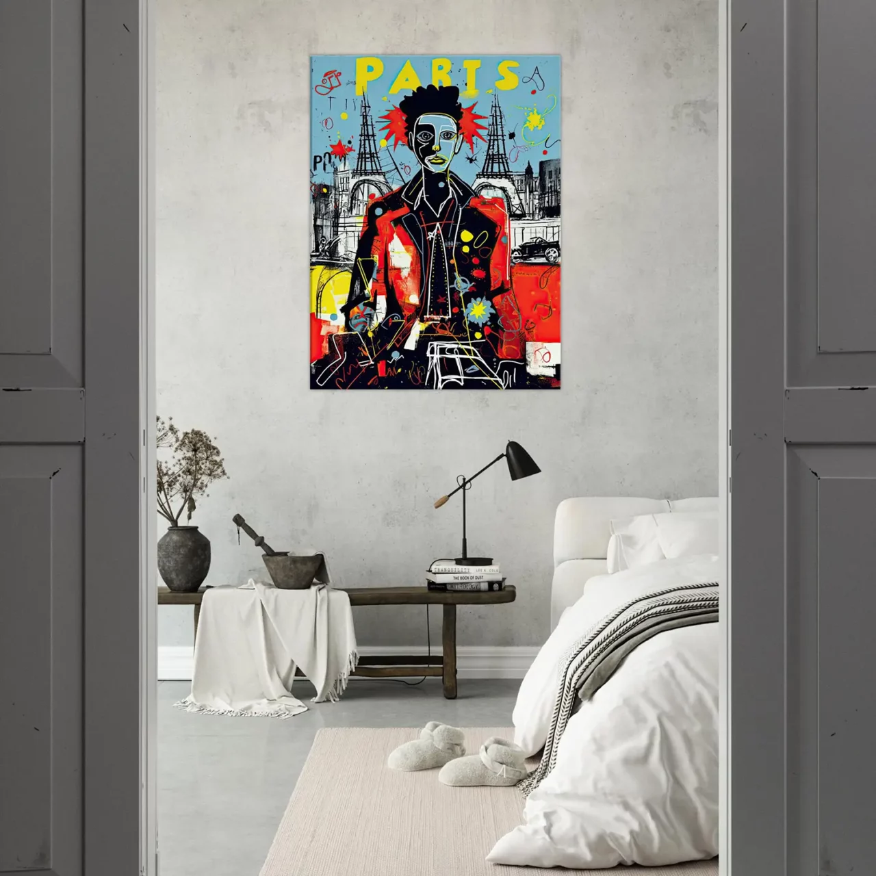 Tableau Vision artistique moderne de Paris par Basquiat vision artistique moderne de paris par basquiat