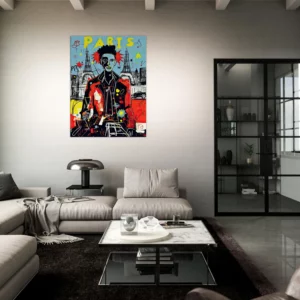 Tableau Vision artistique moderne de Paris par Basquiat vision artistique moderne de paris par basquiat