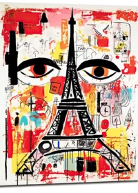 Tableau Vision Basquieste de Paris entre chaos et icônes vision basquieste de paris entre chaos et icônes