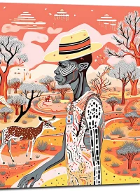 art australien pastel et aborigène