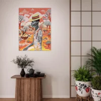 art australien pastel et aborigène