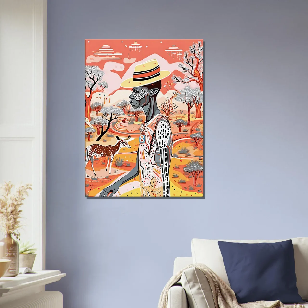 art australien pastel et aborigène