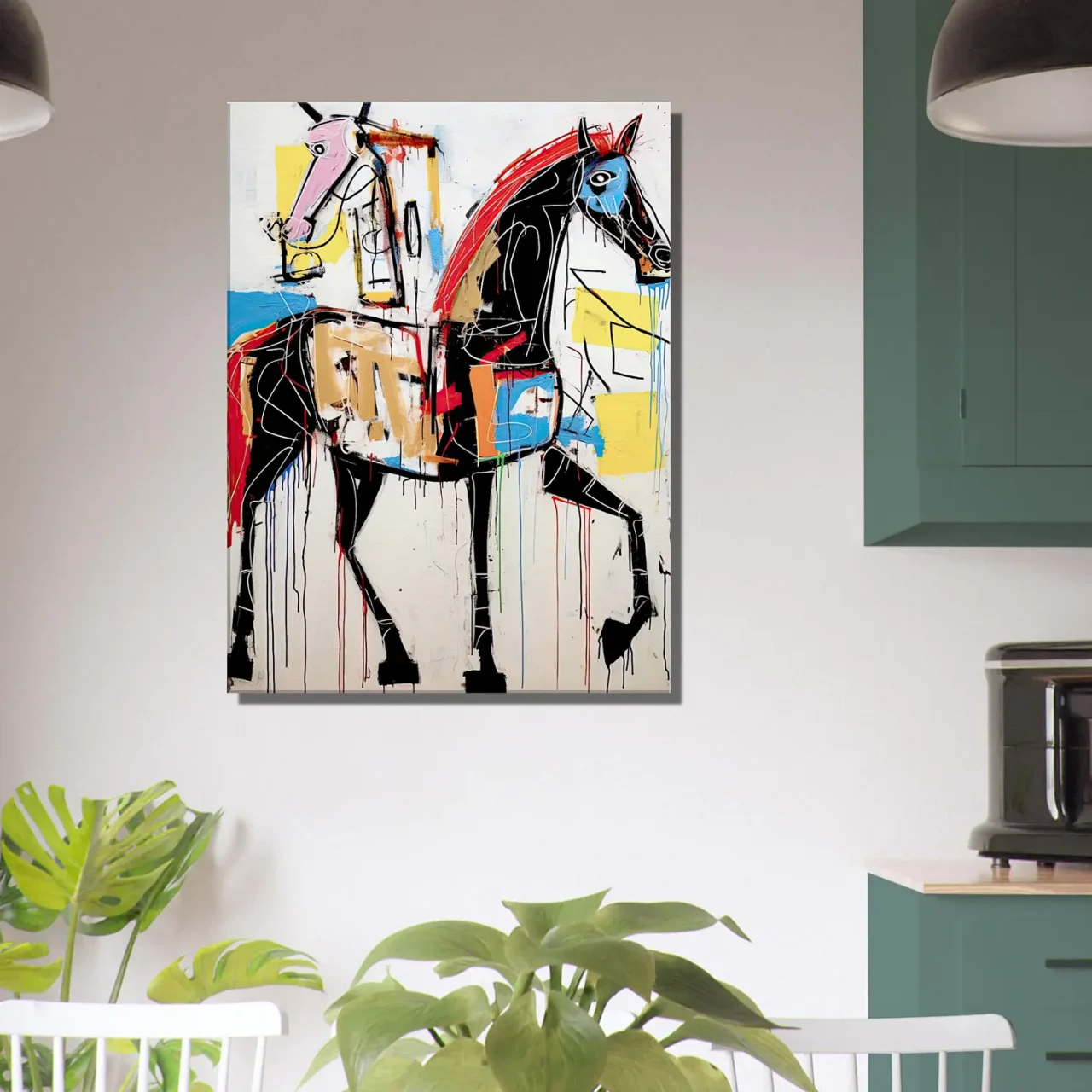 cheval abstrait basquiat