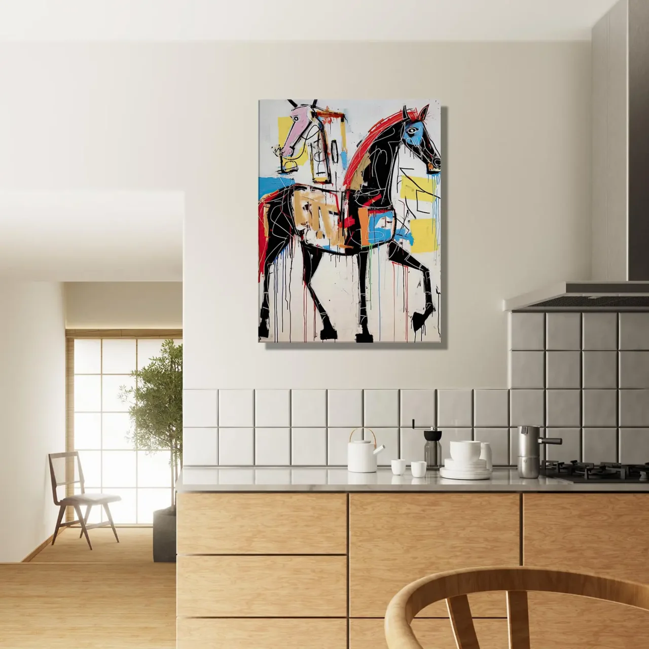 cheval abstrait basquiat