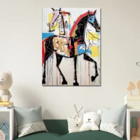 cheval abstrait basquiat