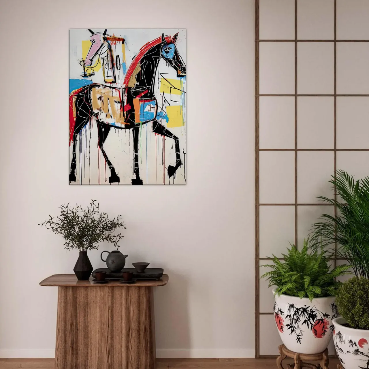 cheval abstrait basquiat