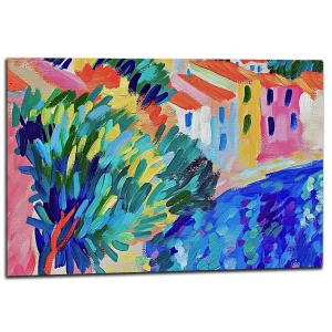 Collioure aux Couleurs de Matisse Abstrait Méditerranéen