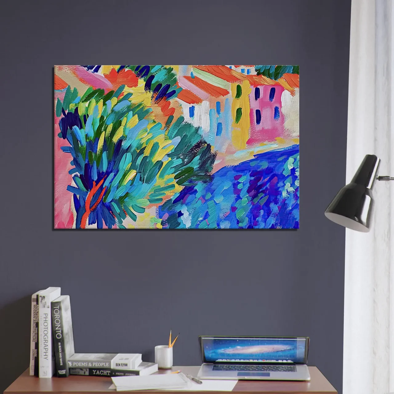 collioure abstrait inspiré de matisse