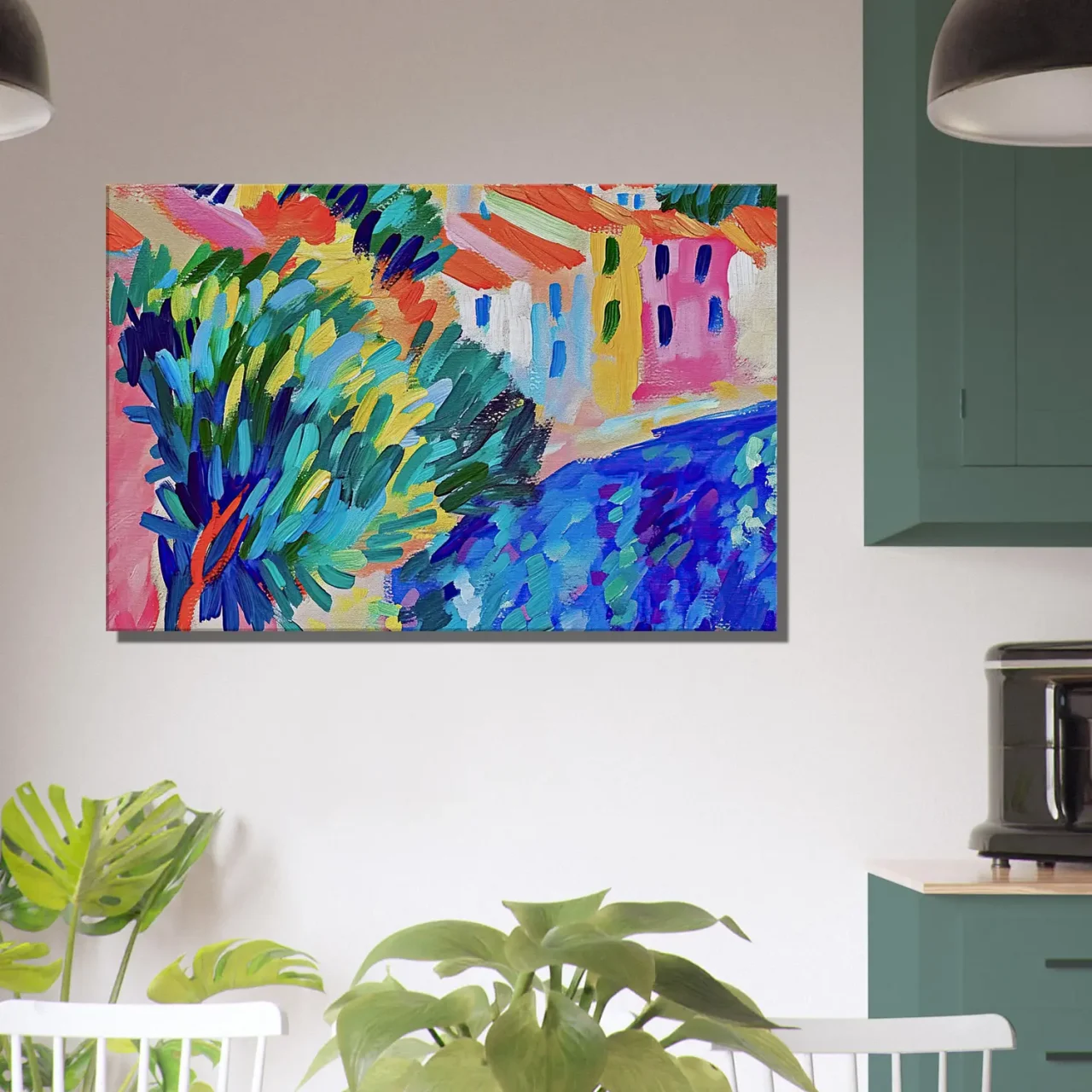 collioure abstrait inspiré de matisse