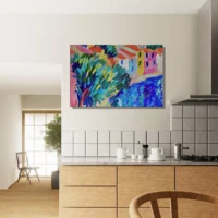 collioure abstrait inspiré de matisse