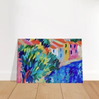 collioure abstrait inspiré de matisse