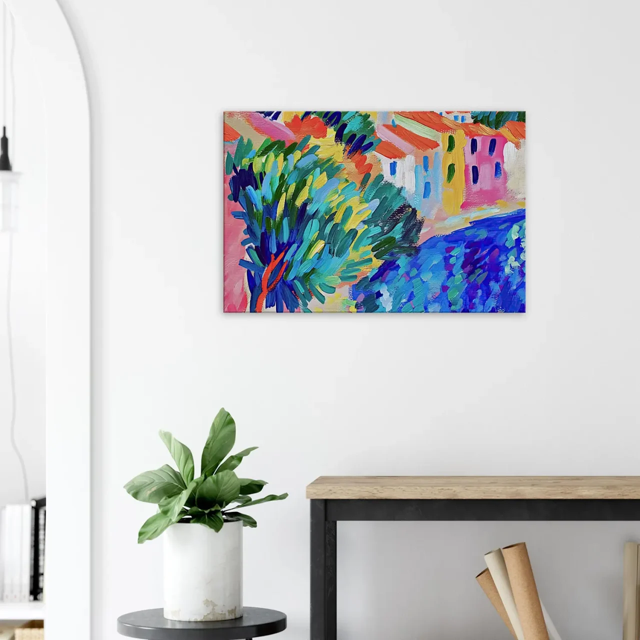 collioure abstrait inspiré de matisse