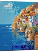 cote mediterraneenne grecque peinture a lhuile cote méditerranéenne grecque, peinture a l'huile