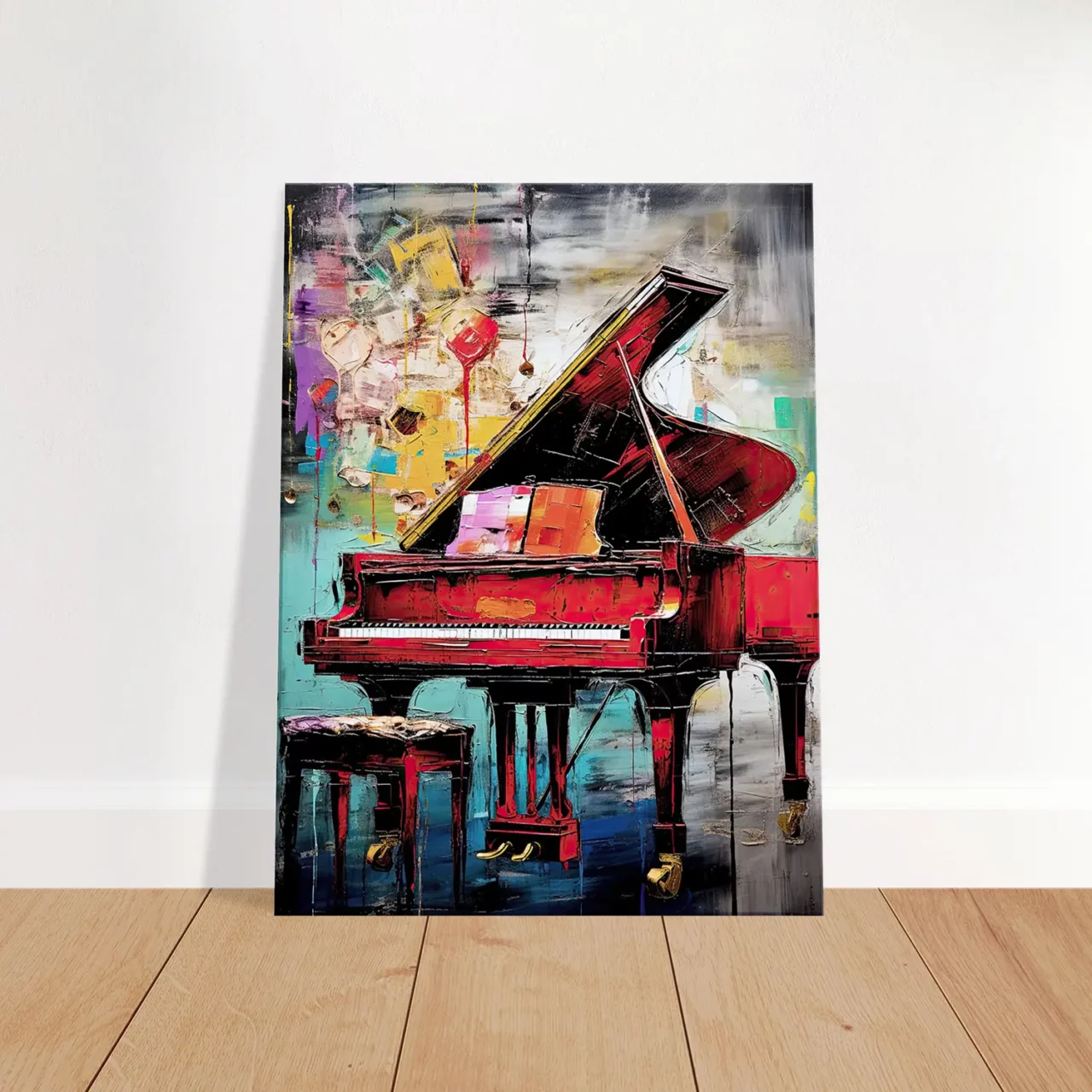 Décor piano à queue style George Mathieu décor piano à queue style george mathieu