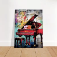 Décor piano à queue style George Mathieu décor piano à queue style george mathieu