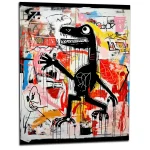 dinosaure basquiat tableau basquiat, le dinosaure