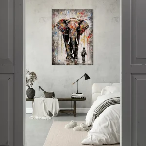 Art Urbain: Eléphant Graffiti à la Banksy elephant graffiti dans le style de banksy