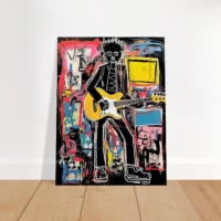 Tableau Guitariste musicien par Basquiat guitariste musicien par basquiat