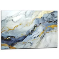 marbre bleu doré abstrait