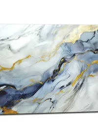 marbre bleu doré abstrait