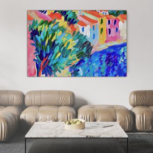 collioure abstrait inspiré de matisse