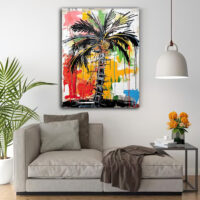 palmier graffiti street art