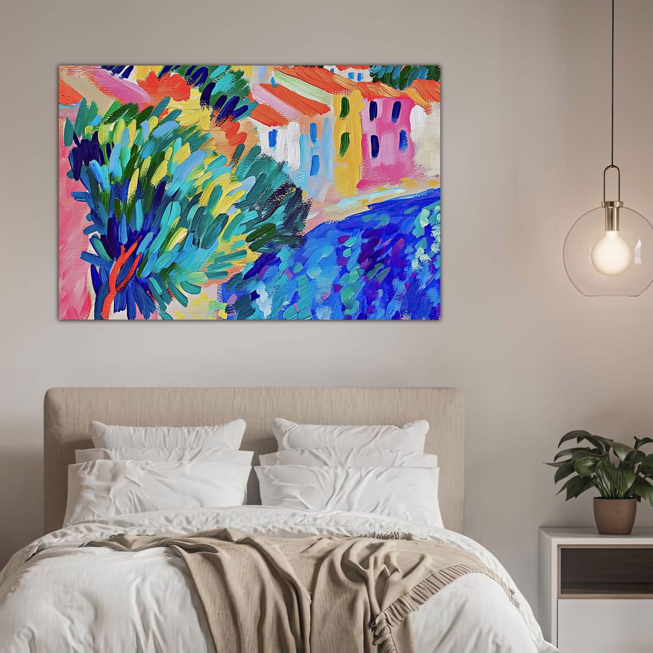 collioure abstrait inspiré de matisse