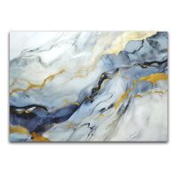 marbre bleu doré abstrait