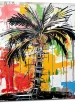 palmier graffiti street art palmier graffiti street art