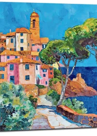 peinture collioure aux couleurs de matisse