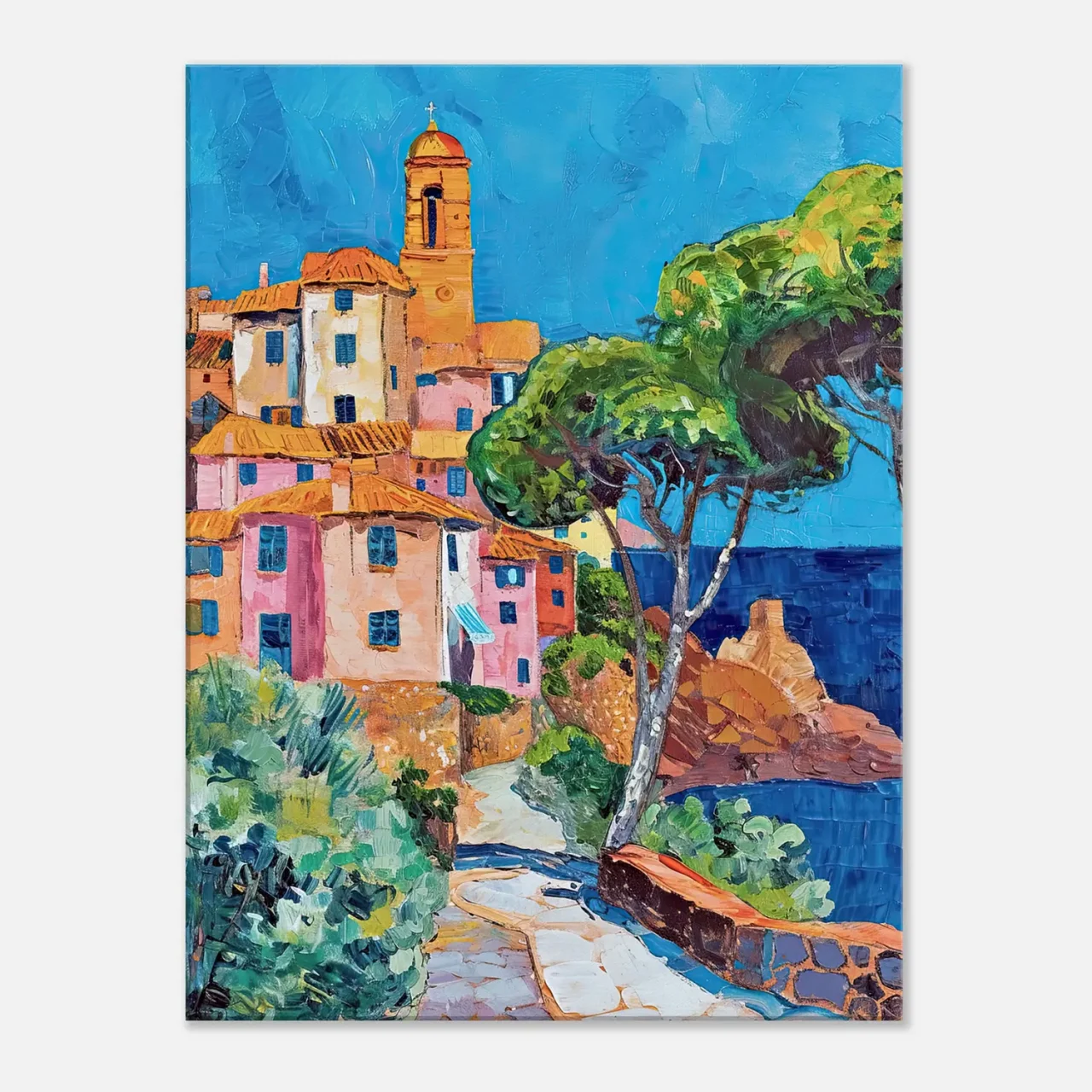 Charme de Collioure: Peinture de Méditerranée peinture collioure aux couleurs de matisse