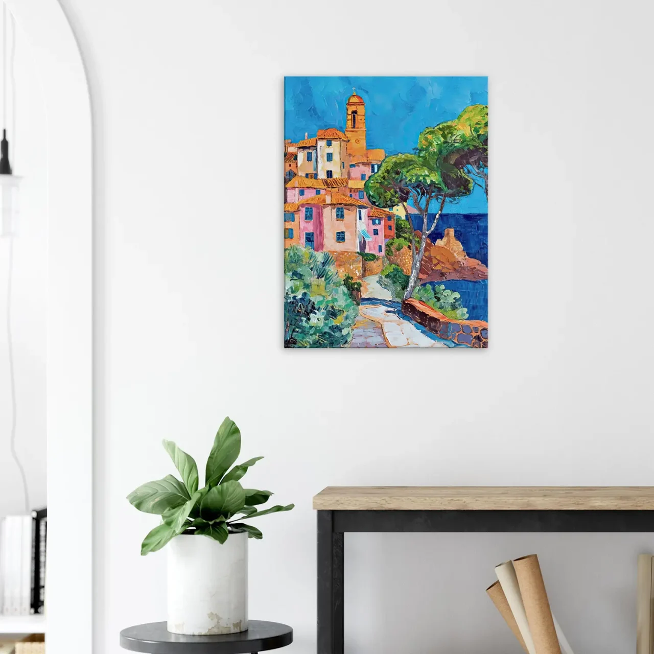 Charme de Collioure: Peinture de Méditerranée peinture collioure aux couleurs de matisse